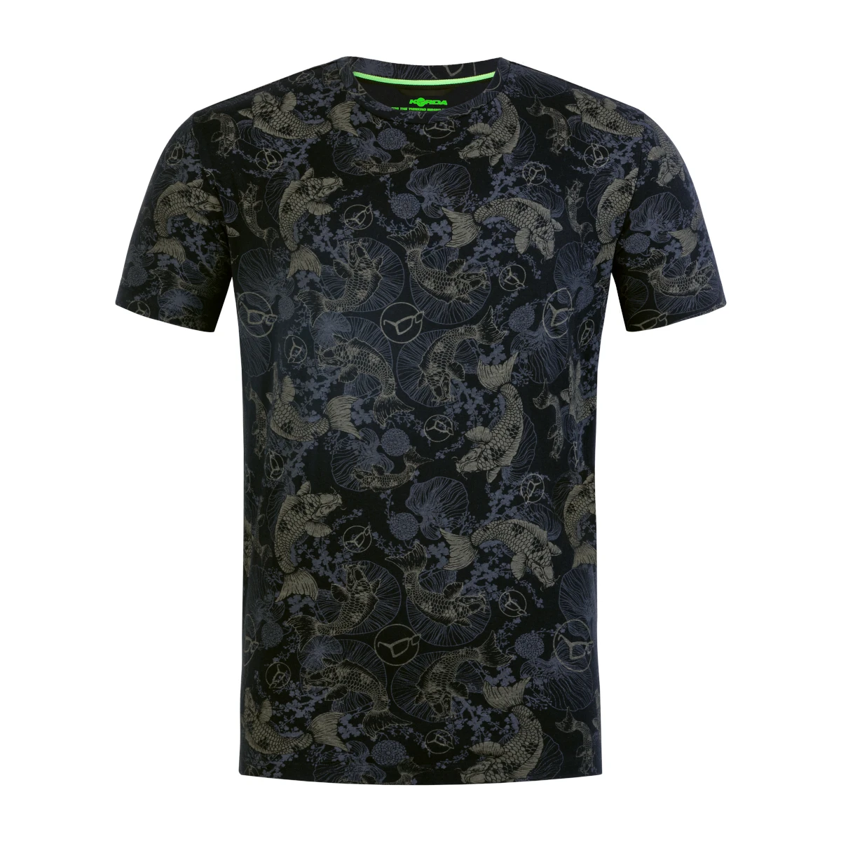 Korda Koi Tee Black Vis Shirt M 2 Korda Koi Tee Black Vis Shirt M - Afbeelding 2