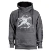 Fladen Hoody Angry Skeleton Pike Grey XL