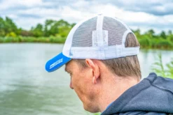 Preston Cap White Mesh Vispet