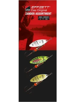 Effzett Assortment 4Pcs Spinner #3 12gr Sinking Zander