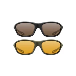 Korda Sunglasses Wraps Gloss Black / Brown Lens