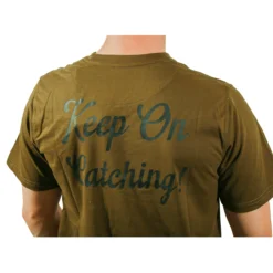 Tactic Carp T-shirt 'Keep On Catching' Green M