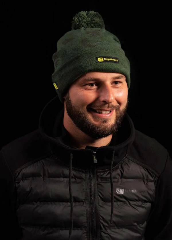 RidgeMonkey APEarel Bobble Beanie Hat Camo 1 RidgeMonkey APEarel Bobble Beanie Hat Camo