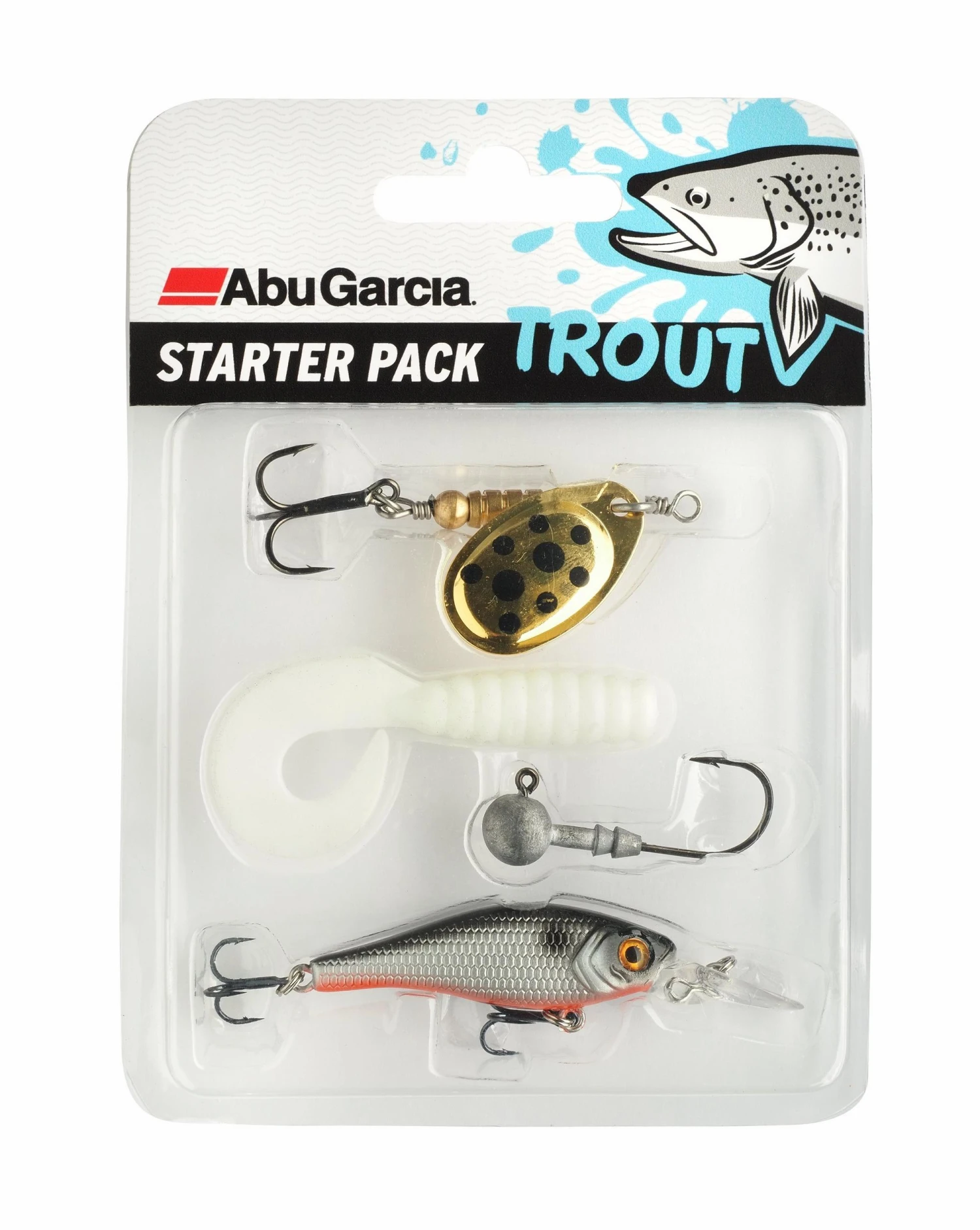 Abu Garcia Starter Pack Trout Kunstaas Set (4pcs) 1 Abu Garcia Starter Pack Trout Kunstaas Set (4pcs)