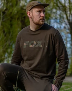 Fox Khaki/Camo Long Sleeve T-Shirt M