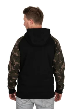 Fox Raglan Hoodie Black/Camo Vis Trui L -Campsite & Supply acf8d192ce6dbaae