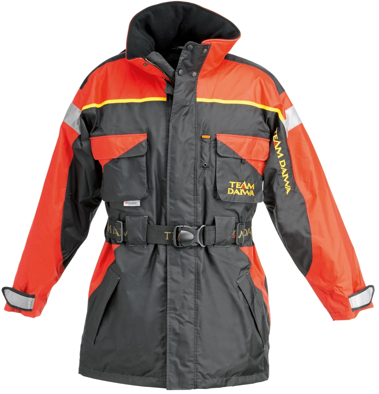 Daiwa Team Daiwa Flotationsuit Black/Red M (2-delig) 2 Daiwa Team Daiwa Flotationsuit Black/Red M (2-delig) - Afbeelding 2