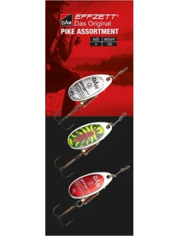 Effzett Assortment 4Pcs Spinner #3 12gr Sinking Zander -Campsite & Supply c547e85566cdb79f