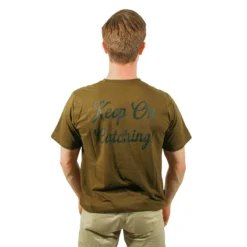 Tactic Carp T-shirt 'Keep On Catching' Green M -Campsite & Supply cd163452008e2ecb