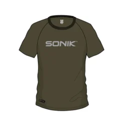 Sonik Raglan Tee Green XL