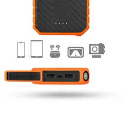 Xtorm Rugged Power Bank 10.000mAh Black/Orange -Campsite & Supply d878680c321bcad9