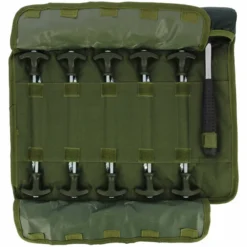 NGT Bivvy Peg Set Met 10 Tentharingen En Hamer -Campsite & Supply ff772bec87e92f4d